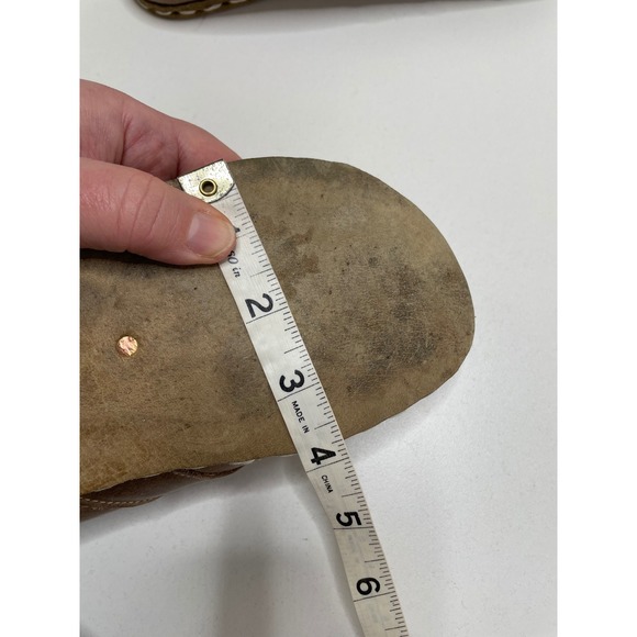 Handmade Leather Loafers Womens Slip On Comfort Shoes Brown Casual Size 8.5 - Picture 11 of 12